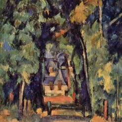 The Alley at Chantilly" by Cézanne – A Masterpiece of Post-Impressionist Landscape (1888)