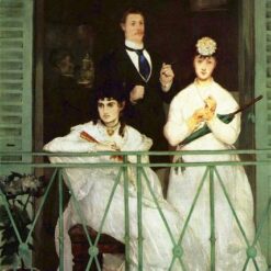 The Balcony – Inspired by Edouard Manet's Iconic 1869 Genre Painting