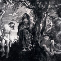 Peter Paul Rubens’ The Baptism of Christ – Iconic Baroque Religious Painting on Canvas