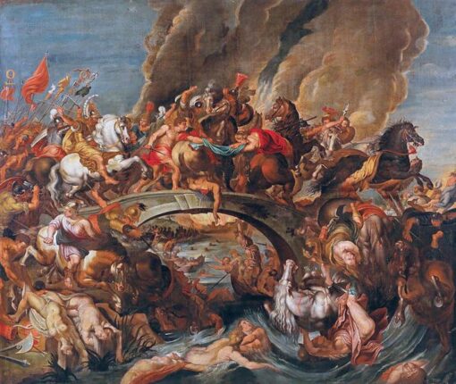 Battle of the Amazons” by Peter Paul Rubens – Detailed Oil Painting Reproduction