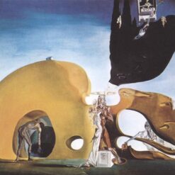 The Birth of Liquid Desires – Surreal Symbolic Oil Painting Inspired by Salvador Dali