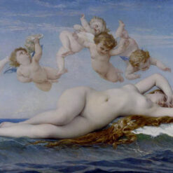 Mythological Art Masterpiece – The Birth of Venus, 1863 by Alexandre Cabanel, High-Quality Replica