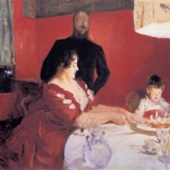 John Singer Sargent 'The Birthday Party' Impressionism Genre Painting – Fine Art Reproduction on Canvas