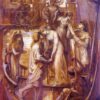Symbolic Love – The Boat of Love by Dante Gabriel Rossetti, Romantic Oil on Canvas
