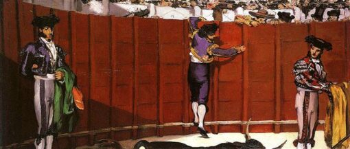 The Bullfight – Inspired by Edouard Manet (1864) Realist Oil Painting