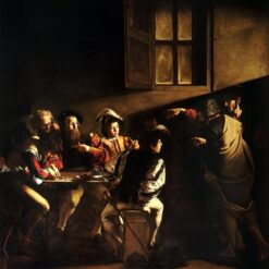 Caravaggio's 'Calling of Saint Matthew' – Hand-Painted Baroque Oil Reproduction