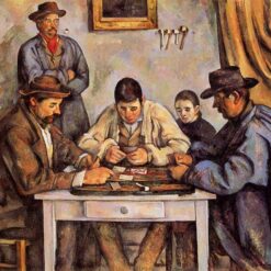 The Card Players" – 1890-1892, Paul Cézanne's Post-Impressionist Icon in Oil on Canvas