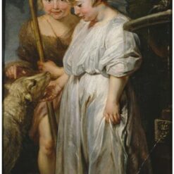 The Christ Child, Saint John, and the Lamb – Oil Painting Reproduction by Peter Paul Rubens (1618-1620)