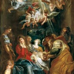 The Circumcision of Christ by Peter Paul Rubens – Religious Baroque Oil Painting Reproduction on Canvas