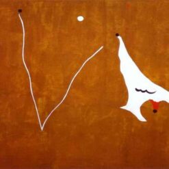 Inspired by The Circus House by Joan Miró – Surrealist Automatic Painting on Canvas (195 x 280 cm)