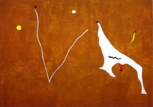 Inspired by The Circus House by Joan Miró – Surrealist Automatic Painting on Canvas (195 x 280 cm)