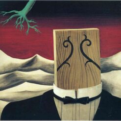 The Conqueror Inspired by René Magritte – 1926 Surrealist Allegorical Oil Painting, Canvas (75x65 cm)