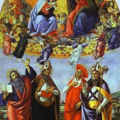 The Coronation of the Virgin by Sandro Botticelli – Early Renaissance Religious Masterpiece