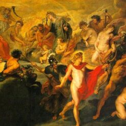 Reproduction of "The Council of the Gods" by Peter Paul Rubens – Baroque Mythological Painting