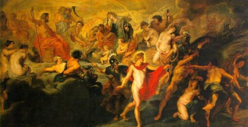 Reproduction of “The Council of the Gods” by Peter Paul Rubens – Baroque Mythological Painting