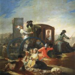 The Crockery Vendor by Francisco Goya | 18th Century Romantic Genre Painting