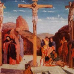 Edgar Degas The Crucifixion (after Mantegna) – Religious Oil Painting Reproduction on Canvas (1861)