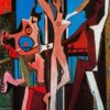Oil Painting Inspired by Picasso’s Surrealist Period – 'The Dance' (1925) Genre Art on Canvas