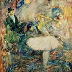 Henri de Toulouse-Lautrec’s The Dancer in Her Dressing Room – 1885 Post-Impressionist Oil on Canvas