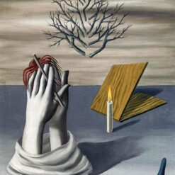 The Dawn of Cayenne Inspired by René Magritte – 1926 Surrealist Symbolic Oil Painting, Canvas (73x100 cm)