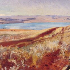 John Singer Sargent 'The Dead Sea' Impressionist Landscape Oil Painting – Fine Art Reproduction on Canvas