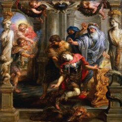 The Death of Achilles – Oil Painting Reproduction by Peter Paul Rubens (c.1630)