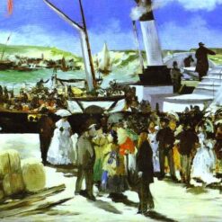 The Departure of the Folkestone Boat – Inspired by Edouard Manet’s 1869 Impressionist Painting