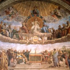 Raphael’s 'The Disputation of the Holy Sacrament' (1511) – Exquisite Oil Reproduction of High Renaissance Religious Art