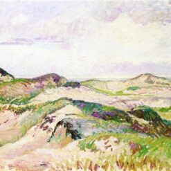 The Dunes at Knokke" – Iconic Landscape Oil Painting by Camille Pissarro (1894)