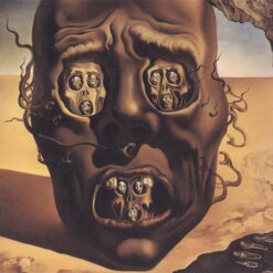 The Face of War" – Surrealist Allegorical Painting Inspired by Salvador Dali (1940-1941)