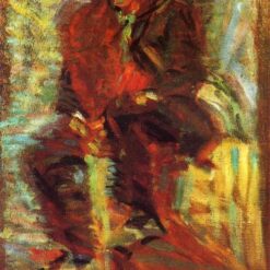 Hand-Painted Joan Miró The Farmer – Fauvism Oil Painting (c.1912-1914) | Abstract Genre Art Canvas Reproduction