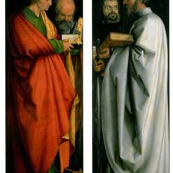 The Four Apostles by Albrecht Dürer - 1526 Northern Renaissance Religious Oil Painting on Panel