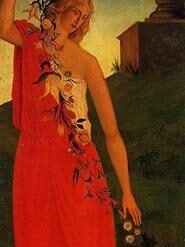 Spring – The Four Seasons" by Paul Cézanne – 1861 Romantic Allegory Oil Painting, Petit Palais, Paris