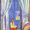 Custom Oil Painting Inspired by Matisse – 'The French Window at Nice' (1919) – Expressionist Landscape on Canvas