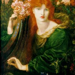 Romanticism Oil Painting Reproduction: The Garland by Dante Gabriel Rossetti