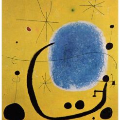 Inspired by Joan Miró’s The Gold of the Azure (1967) – Abstract Surrealist Oil Painting (205 x 173.5 cm)