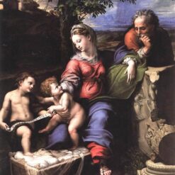 Raphael's The Holy Family of the Oak Tree (c.1518) | Religious High Renaissance Painting