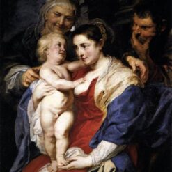 The Holy Family with St. Anne – Oil Painting Reproduction by Peter Paul Rubens (c.1630)