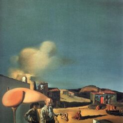 The Invisible Harp – Surreal Symbolic Painting Inspired by Salvador Dali