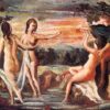 Paul Cézanne "The Judgment of Paris" – 1864 | Mythological Art, Romanticism Oil on Canvas