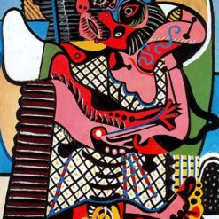 Oil Painting Inspired by Picasso’s Surrealist Period – 'The Kiss' (1925) Genre Art on Canvas