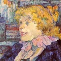 Post-Impressionist Portrait: The Lady of the Star Harbour by Henri de Toulouse-Lautrec – 1899
