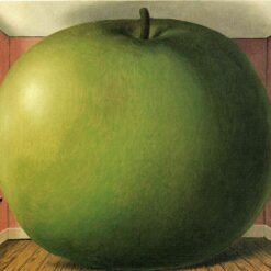 The Listening Room Inspired by René Magritte – 1952 Surrealist Symbolic Oil Painting, Canvas (55x45 cm)