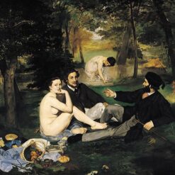 The Luncheon on the Grass – Inspired by Edouard Manet (1862-1863) Realist Oil Painting