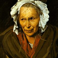 Théodore Géricault The Madwoman, or The Obsession of Envy – Realism Portrait Oil Reproduction on Canvas