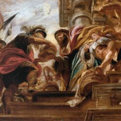 The Meeting of Abraham and Melchisedek" by Peter Paul Rubens – Historic Baroque Oil Painting