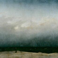 Caspar David Friedrich’s The Monk by the Sea – 1808-1810 Romantic Landscape Painting Replica