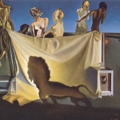 The Old Age of William Tell – Surreal Allegorical Painting Inspired by Salvador Dali