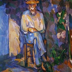 The Old Gardener" – 1906 Post-Impressionist Portrait by Cézanne (Cubist Influence)
