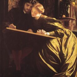 The Painter’s Honeymoon by Leighton – Handcrafted Academic Genre Art Reproduction